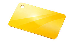 黄色光泽卡片特写图片