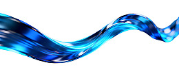 蓝色波浪流体抽象背景