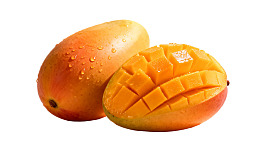 新鲜芒果切片展示图片