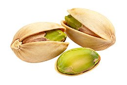 三颗开心果特写展示图片