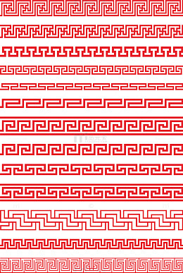 中式传统几何图案纹样设计素材