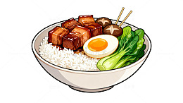 卡通美食插画