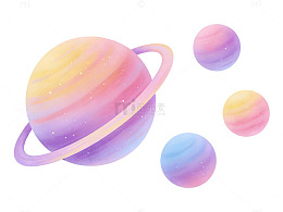 梦幻星球插画