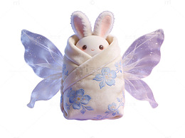 梦幻兔仙毛绒玩偶