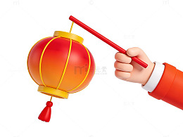 卡通红灯笼挂饰