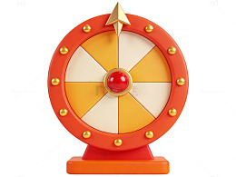 幸运转盘3D设计