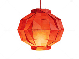 红色灯笼光影效果