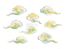 古典祥云图案素材