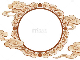 古典祥云边框设计
