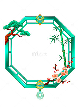 中国风边框插画设计元素