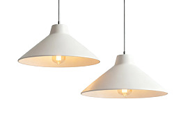 简约白色吊灯设计图片