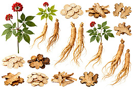 人参及其制品展示图图片