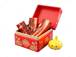 中式红盒腊肉