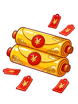 卡通红包与标签