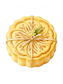 中秋月饼插画