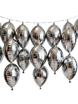 银色气球装饰挂饰