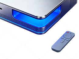 蓝色光效投影仪