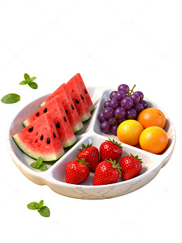 水果拼盘清新摆拍