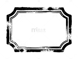 水墨边框装饰图案设计元素