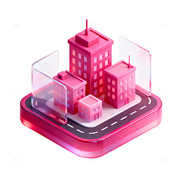 智能城市手机模型设计素材