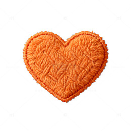 心形绒毛装饰物