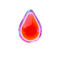 未来科技水滴元素3D模型