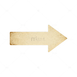 简约箭头指示标志设计元素