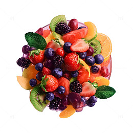 缤纷水果拼盘美食摄影