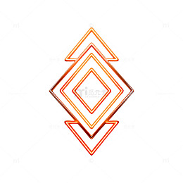 霓虹灯几何图形设计素材