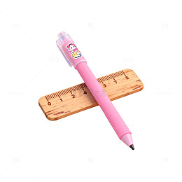 粉色笔与木尺学习用品