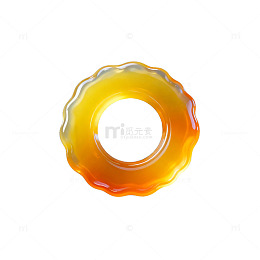 抽象风格游泳圈数字绘画