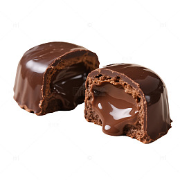 巧克力糖果特写摄影