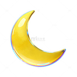 月亮卡通梦幻背景装饰图案