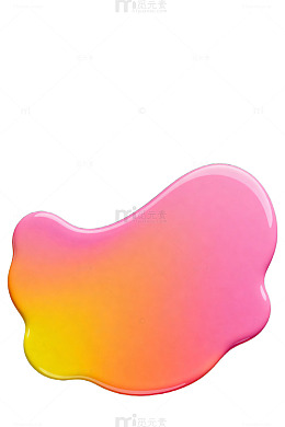 渐变色彩果冻状物创意摄影