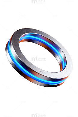 金属光环现代艺术摆件