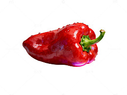 鲜艳红椒特写摄影图片