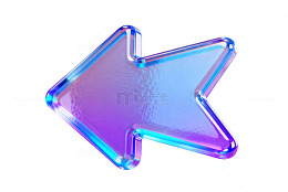 透明箭头创意装饰元素