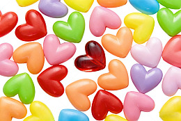 糖果爱心装饰图案设计素材