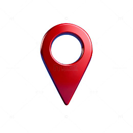 红色定位图标设计元素