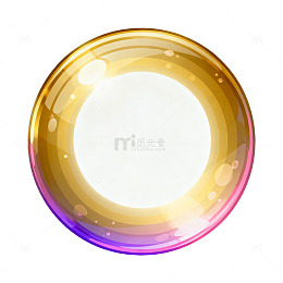 炫光圆形图案设计元素