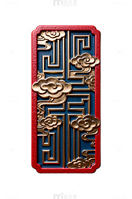 传统中国风金属浮雕装饰挂件