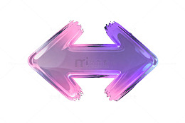 渐变箭头艺术图案设计元素