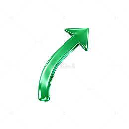 绿色箭头矢量图标设计元素