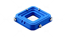 亮蓝塑料件简约设计素材