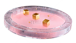 实验室微景观金块悬浮