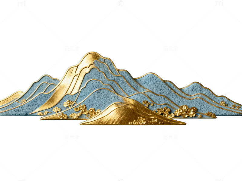 金碧山水装饰画