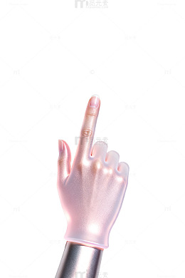 金属质感手指艺术摄影