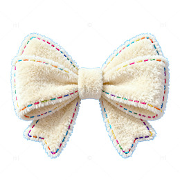 毛绒蝴蝶结装饰饰品