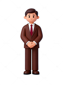 AI生成商务人物插画