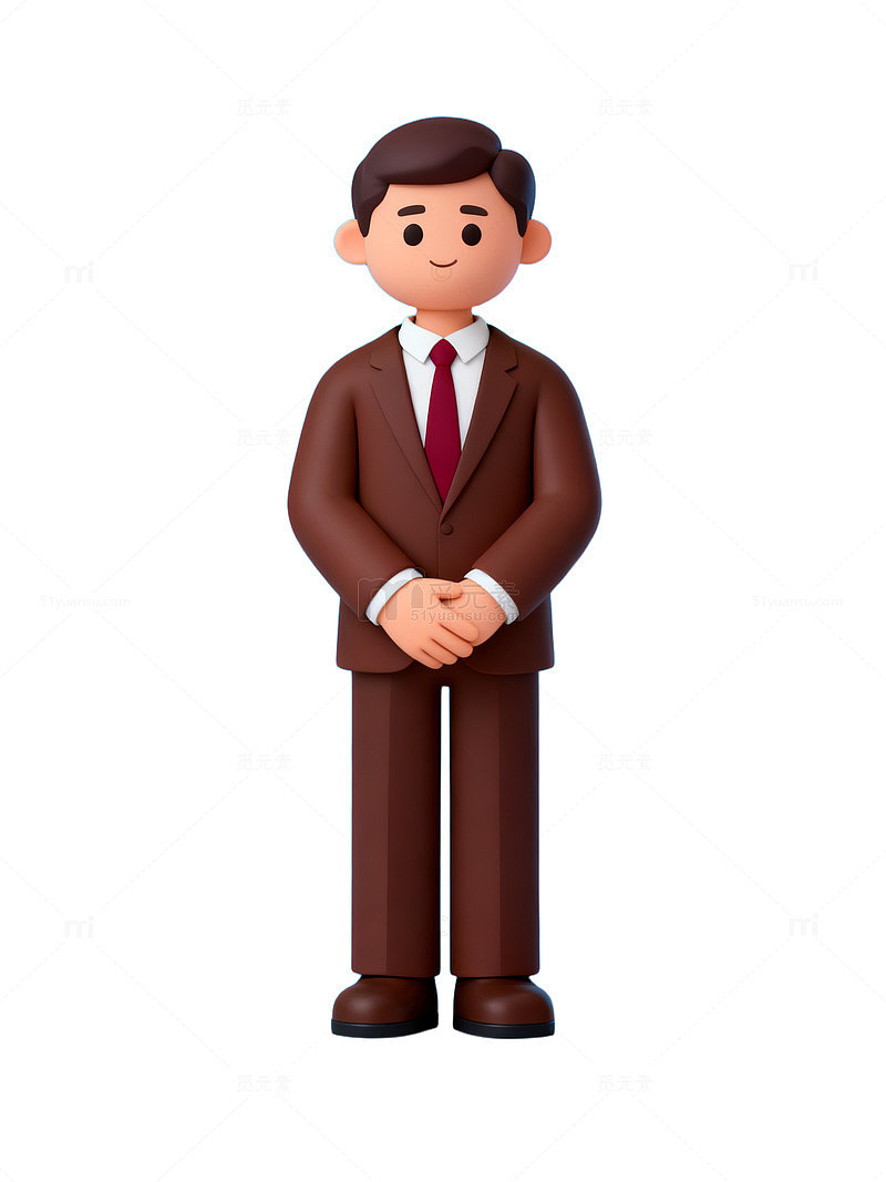 AI生成商务人物插画